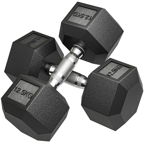 Homcom set manubri palestra - set,