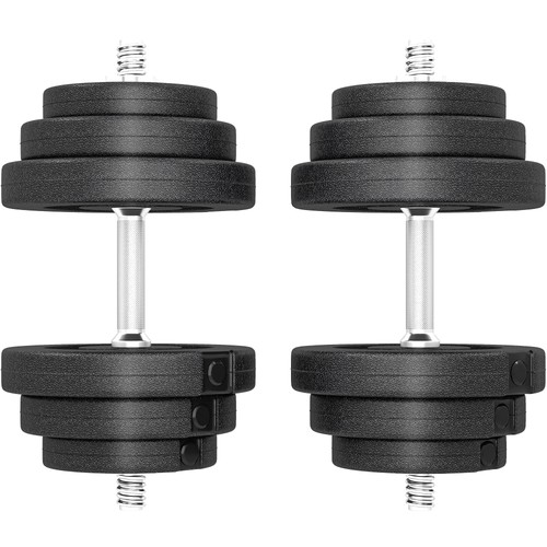 Homcom set manubri palestra - set,