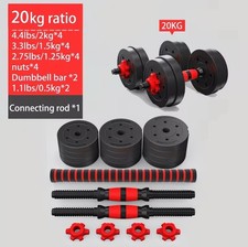 SET MANUBRI KIT PALESTRA 20KG