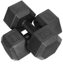 Set 2 Manubri da 5kg Esagonali